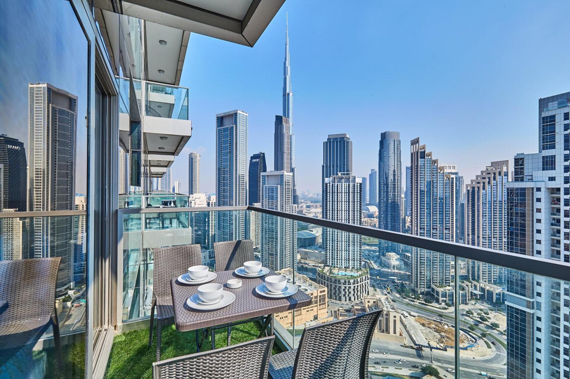 Highest Infinity Pool In Downtown Dubai Appartement Buitenkant foto