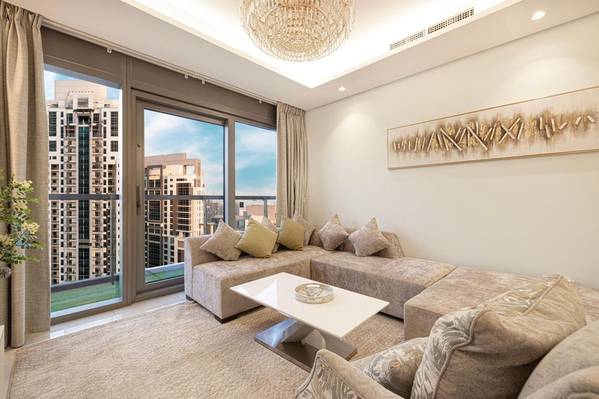 Highest Infinity Pool In Downtown Dubai Appartement Buitenkant foto