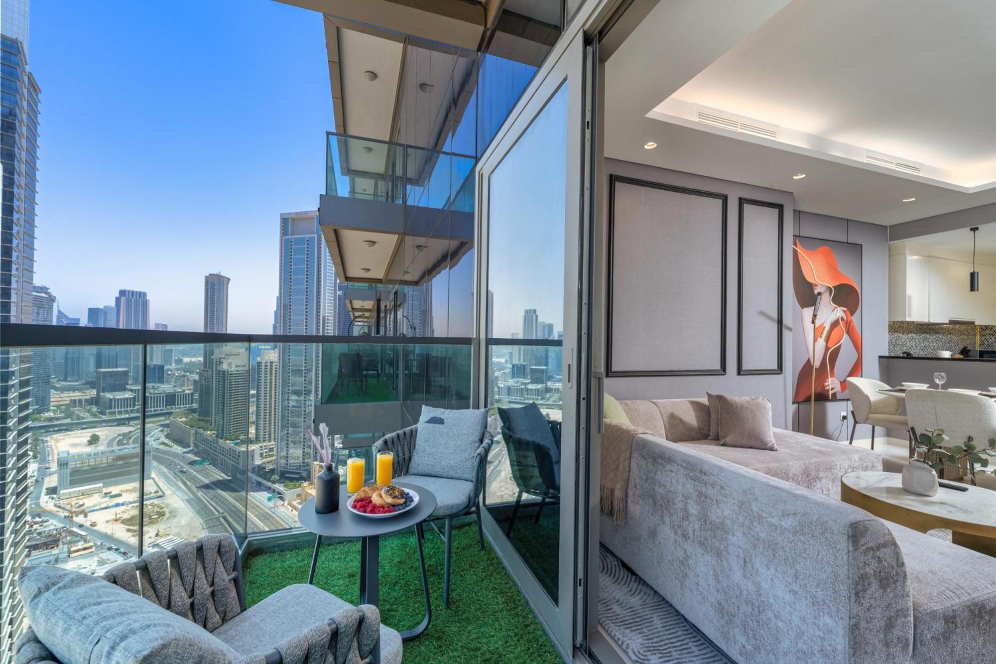 Highest Infinity Pool In Downtown Dubai Appartement Buitenkant foto